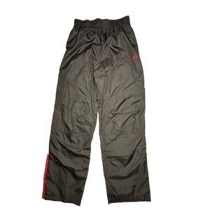 Starter Boys Pants Size XL Black with Double Red Side Stripes Athletic